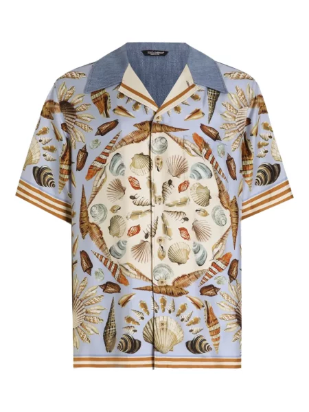 Cămașă Dolce & Gabbana cu imagine albastru