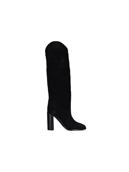 Botki Saint Laurent skórzane czarne