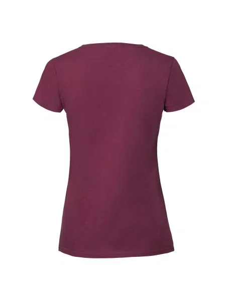 Koszulka Iconic Premium Ringspun Cotton T-shirt czerwona