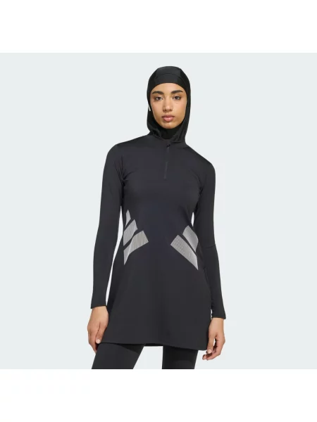 Koszulka kąpielowa Logo Long Sleeve biała