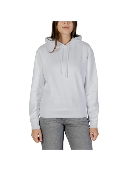 Frottír denim ruha Calvin Klein Jeans fehér