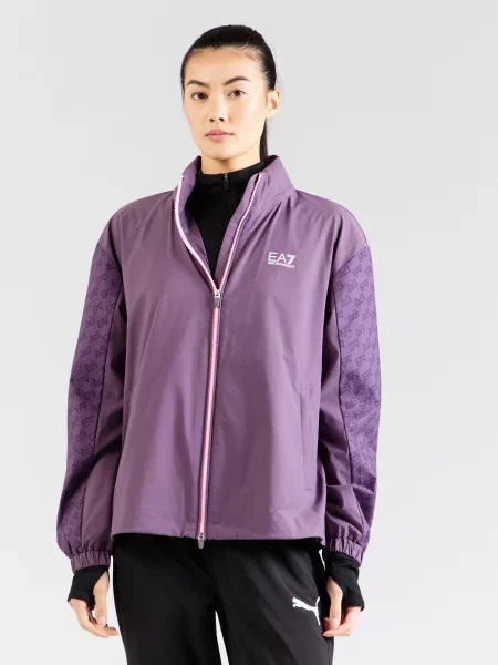 Emporio Armani Športová bunda / levanduľová / černicová fialová