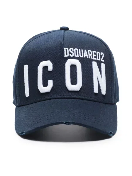 Șapcă Dsquared2 cu broderie albastru