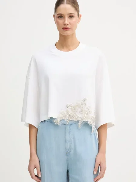 Blugirl Blumarine t-shirt z biała