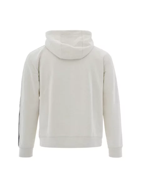 Bluza rozpinana Emporio Armani Ea7 z logo beżowa