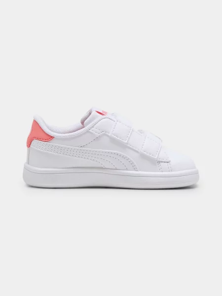 Дитячі Кеди низькі PUMA Smash Badges V Inf комбінований верх білий