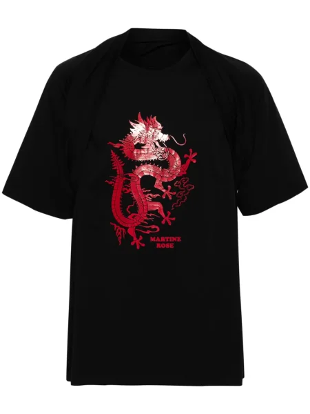 Тениска Martine Rose черно