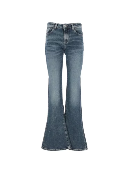 Blugi evazați Icon Denim evazate albastru