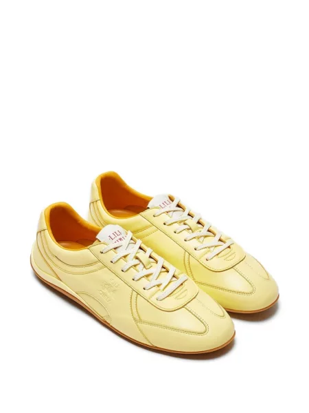 Sneakerși Lili Curia cu autograf galben