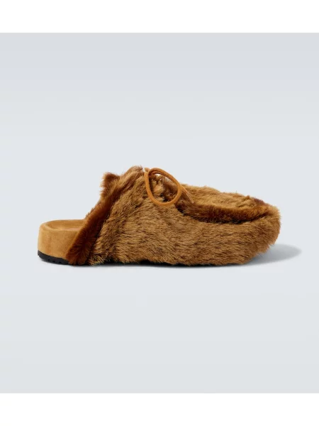 Saboți Dries Van Noten maro