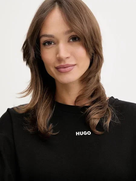 Однотонный свитер Hugo черный