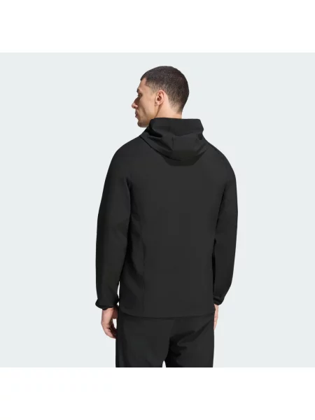 Wiatrówka Aston Villa FC Tiro Travel Full Zip czarna