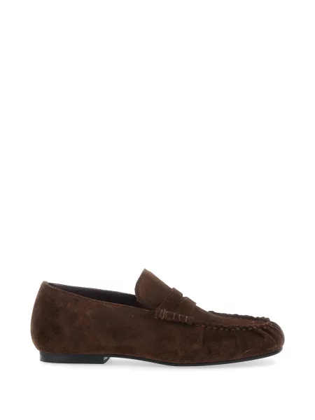 Pantofi loafer Alohas din piele de căprioară maro