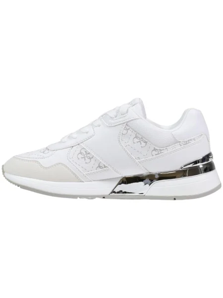 Sneakerși Guess alb