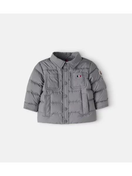 Gyerek pehelydzseki Moncler Enfant szürke
