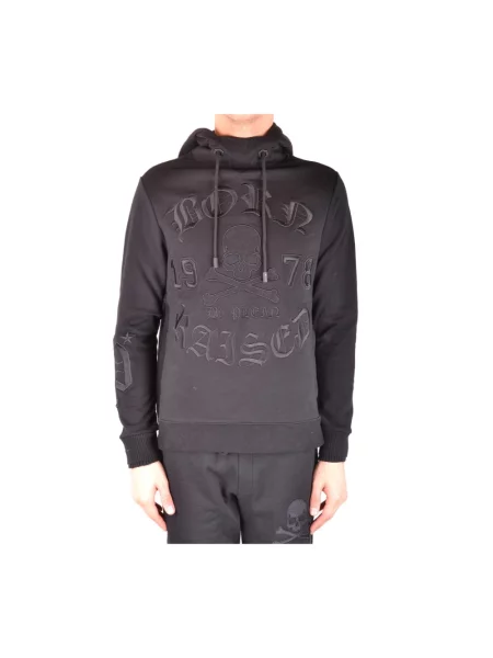 Bluza z kapturem Philipp Plein z kapturem czarna