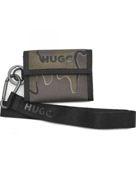 HUGO Portofel GBHM negru