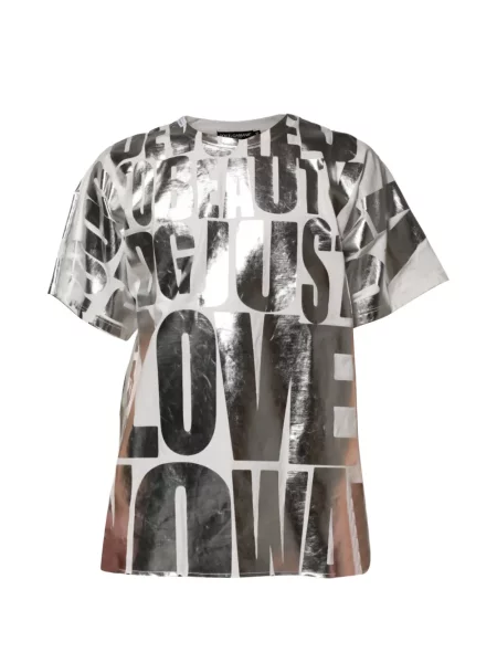 Tricou Dolce & Gabbana cu imagine alb