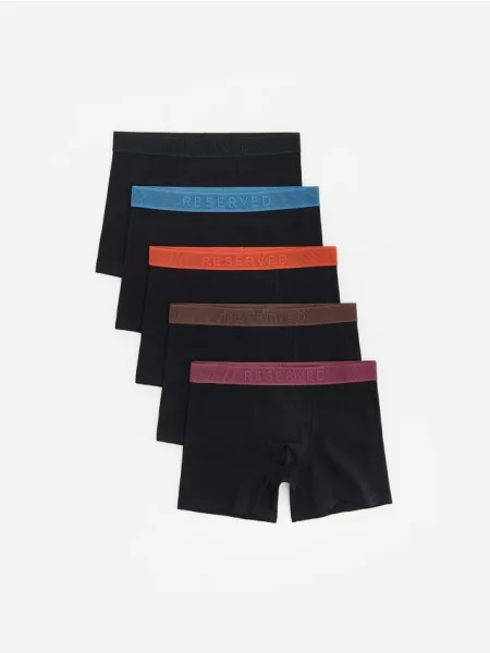 Reserved Set de 5 perechi de boxeri long bleumarin