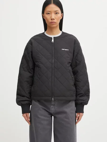 Carhartt WIP geacă W Elma Liner de tranziție oversize negru