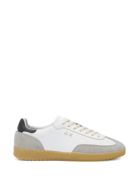 Sneakerși Sun68 din piele alb