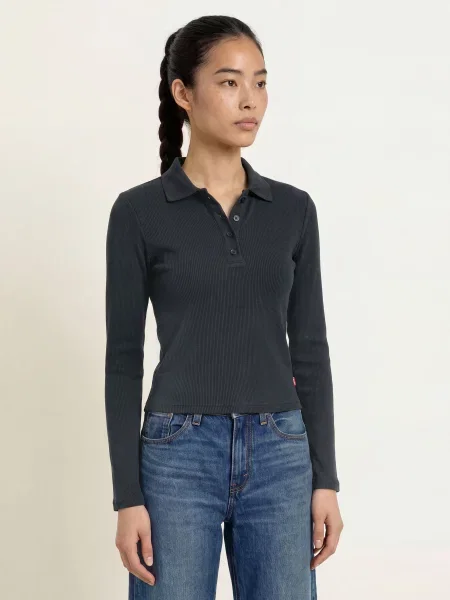 Levi's® Žerzejová Polokošile Rory černá