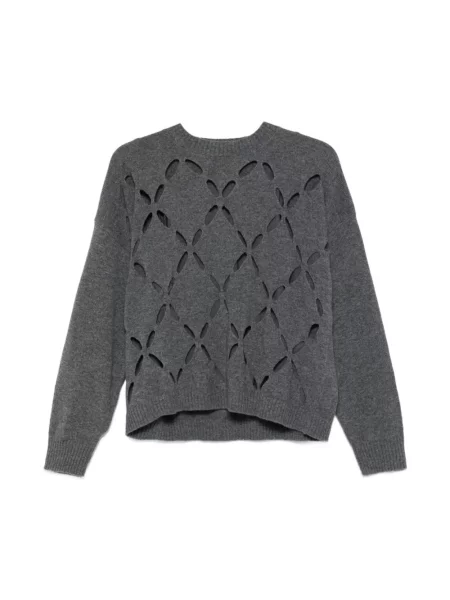 Sweter Liu Jo wełniany szary