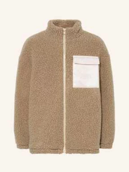 Fendi Kurtka Pluszowa beige beżowa