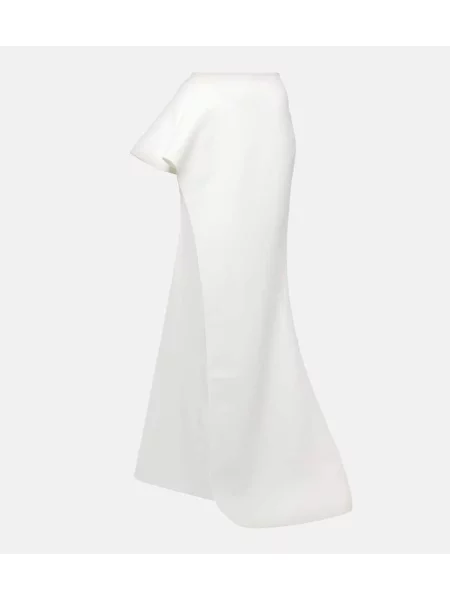 Fusta maxi Maticevski alb