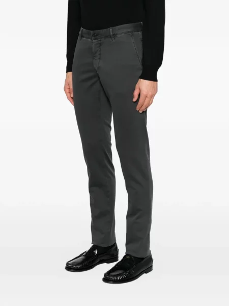 Cu centură pantaloni Incotex gri