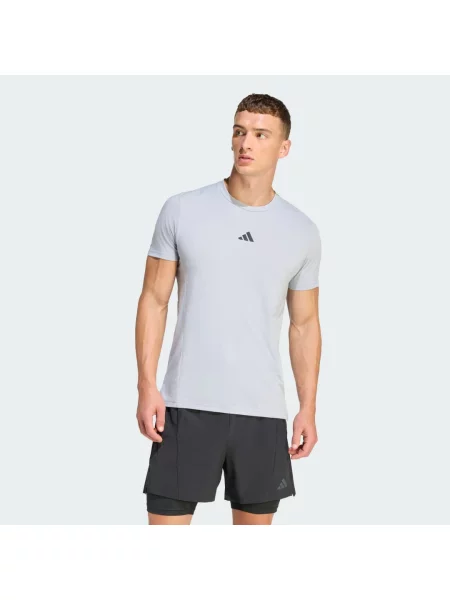 Koszulka Designed for Training Workout srebrna