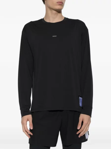 Lung tricou Satisfy negru
