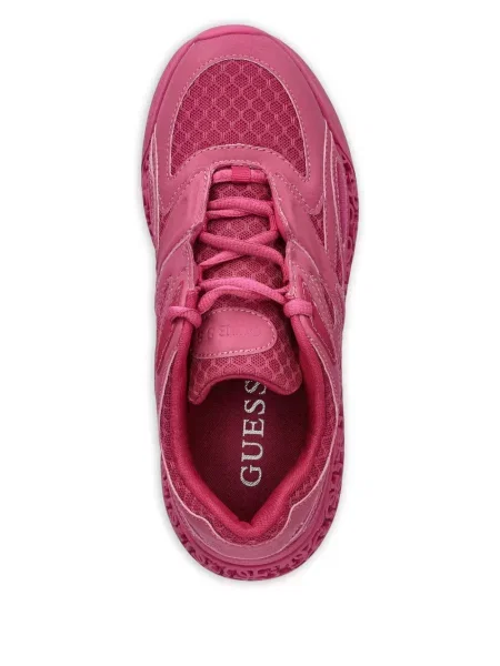 Sneakerși Guess plasă roz