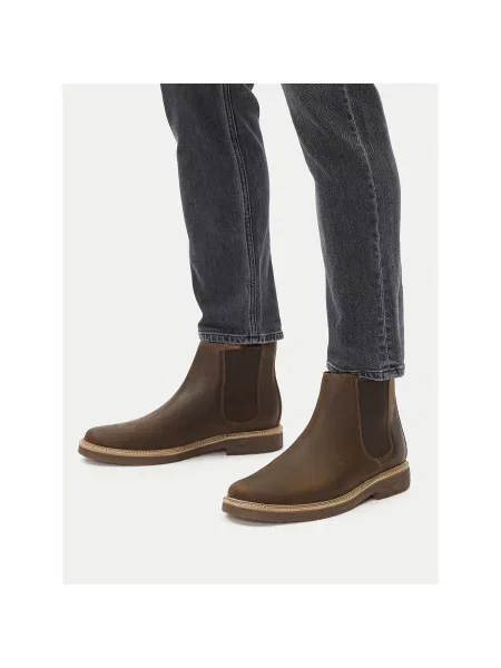 Chelsea cipele Clarks Clarkdale Easy smeđa