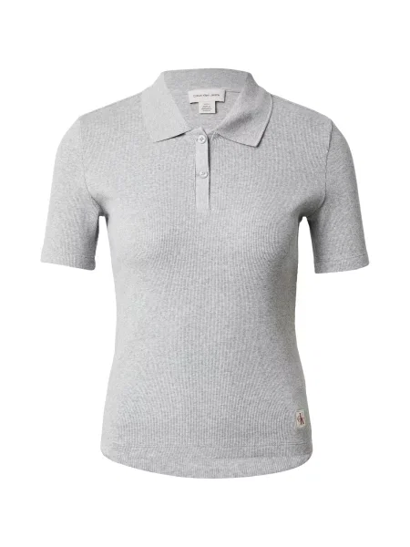 Calvin Klein Jeans Tričko melír šedý