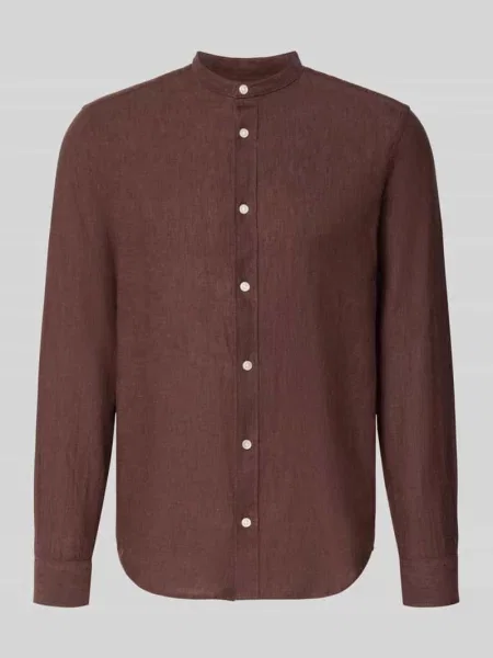 Koszula casualowa o kroju slim fit z mieszanki bawełny i lnu model CAIDEN' Only & Sons