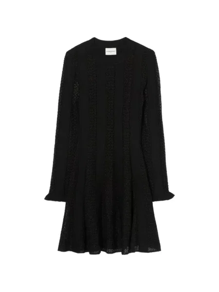 Rochie Claudie Pierlot tricotate negru