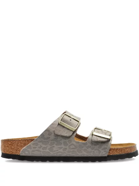 Sandale Birkenstock cu cataramă gri