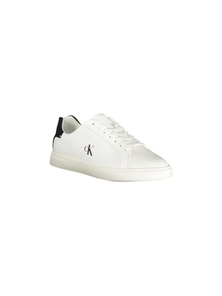 Teniși Calvin Klein cu toc jos alb