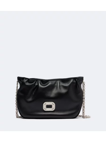 Geantă Roger Vivier din piele negru