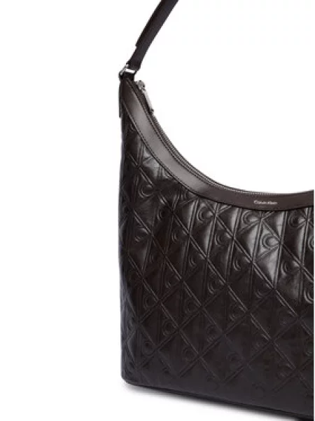 Calvin Klein mala torba hobo za žene od imitacije kože smeđa