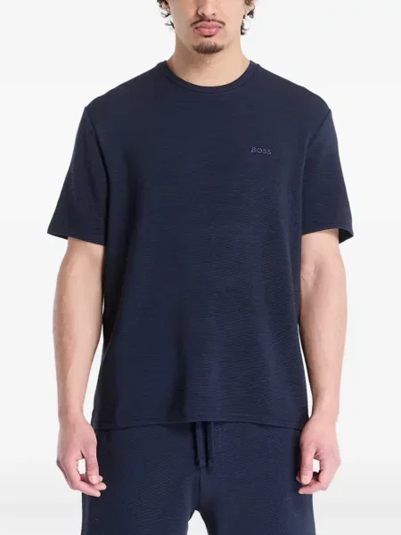 Tricou Boss cu autograf albastru