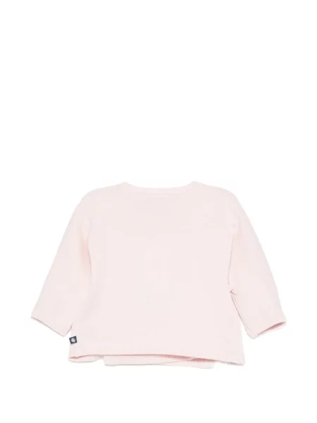 Dětské kardigan Petit Bateau růžový