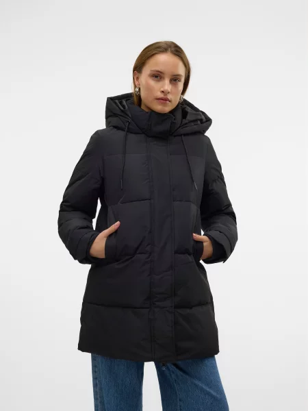 VERO MODA Zimska jakna črna