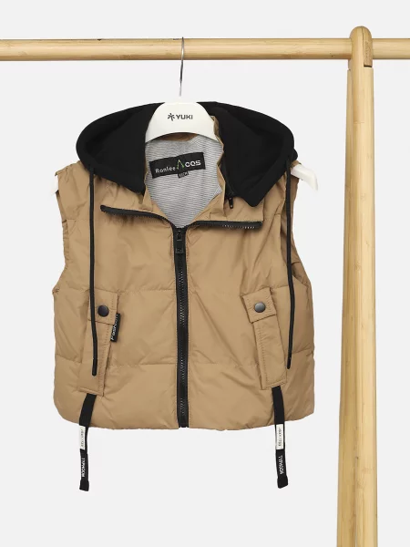 Утепленный жилет Yuki бежевый