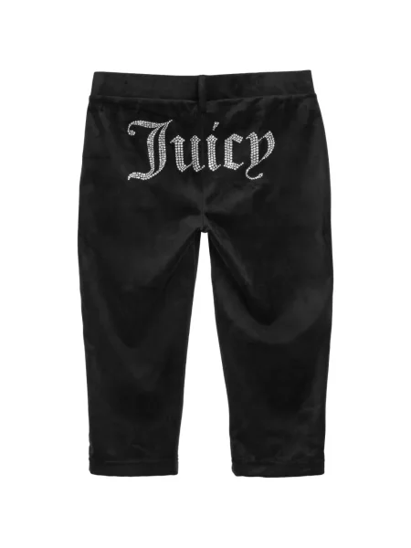 Hlače Juicy Couture s autogramom crna