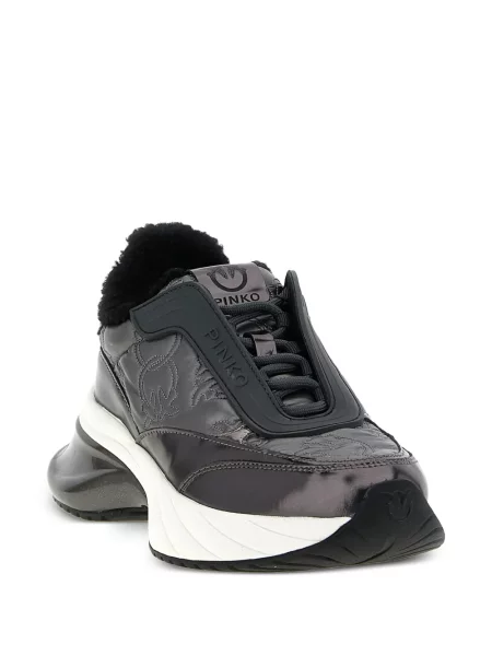 Steppelt sneaker Pinko autogrammal szürke