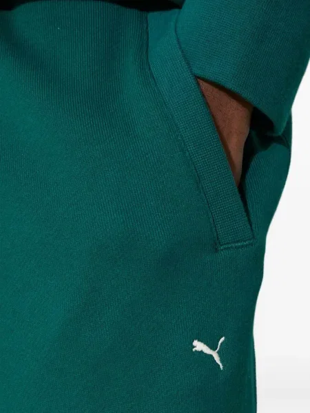 Pantaloni Puma cu broderie verde