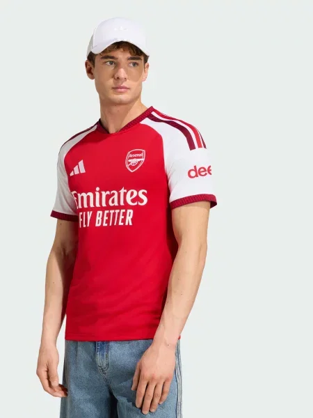 Футболка adidas перероблений червоний