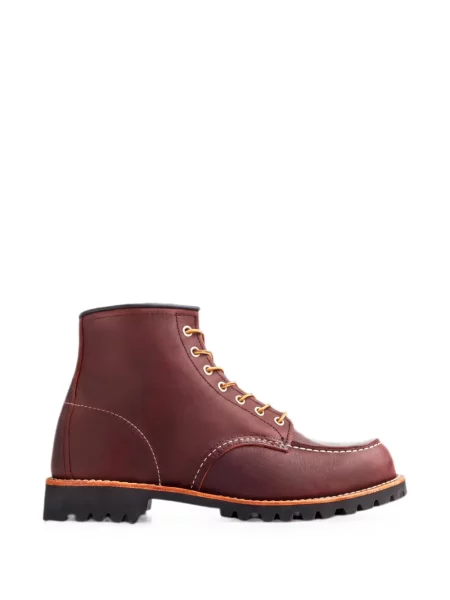 Cizme scurte Red Wing Shoes din piele roșu